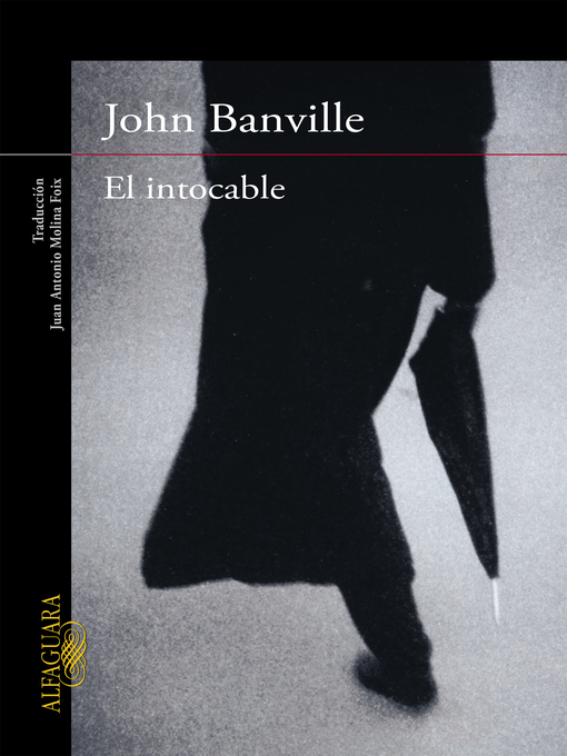 Title details for El intocable by John Banville - Wait list